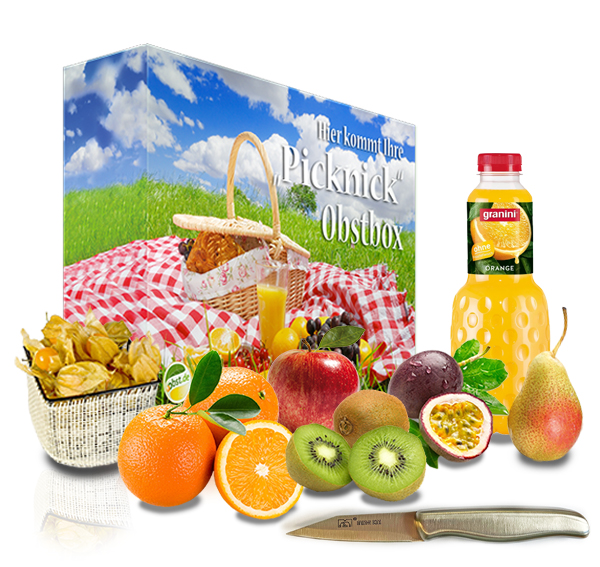 Die große Picknick Obstbox