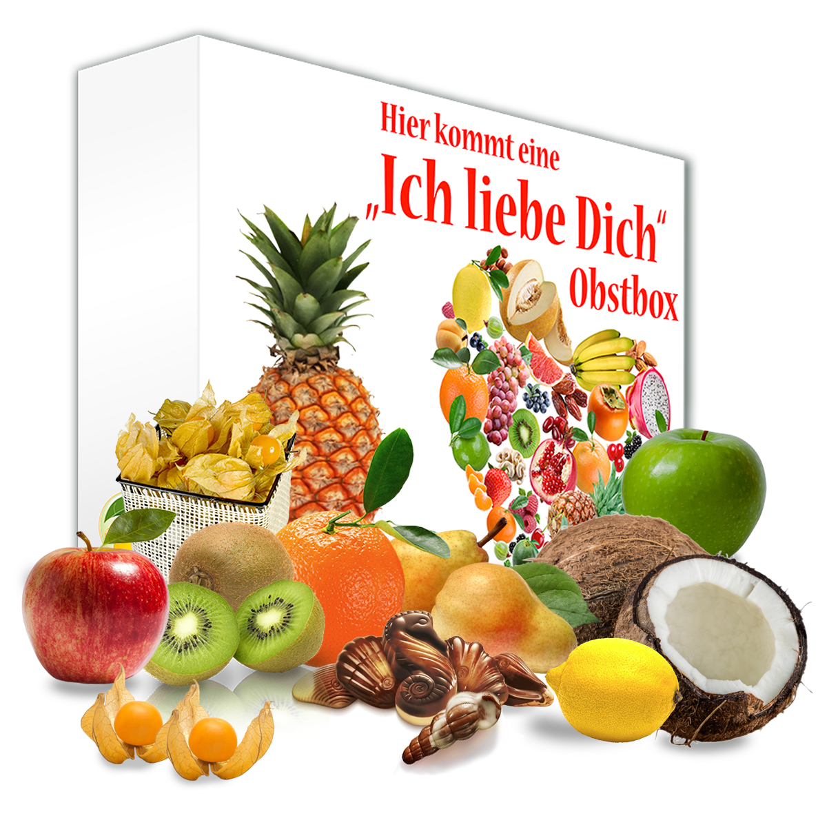 Große Obstbox Regio-Exotik - Ich Liebe Dich