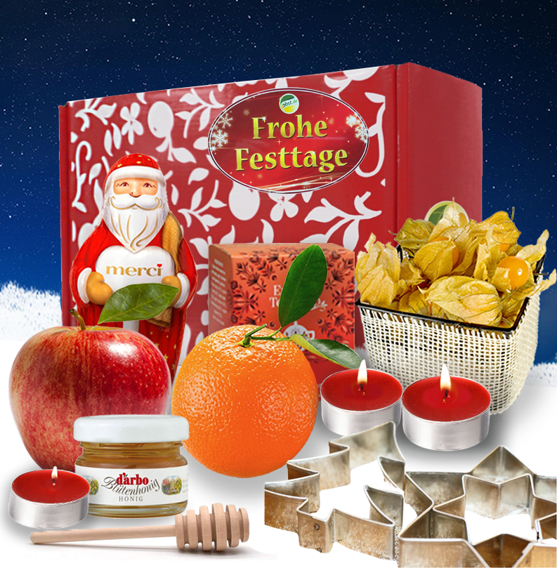 Kleine Obstbox Regio-Exotik himmlische Advendszeit 🎅🏼