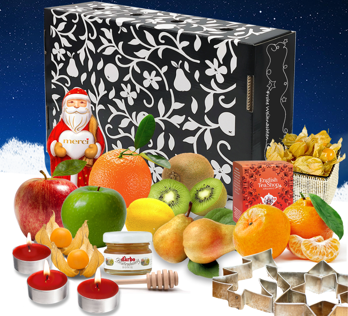 Große Obstbox Regio-Exotik Himmlische Advendszeit 🎅🏼